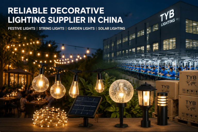 How to Choose a Reliable Decorative Lighting Supplier in China