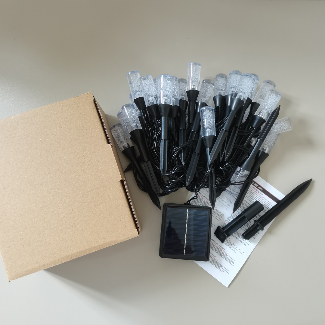 Solar crystal column light product packaging