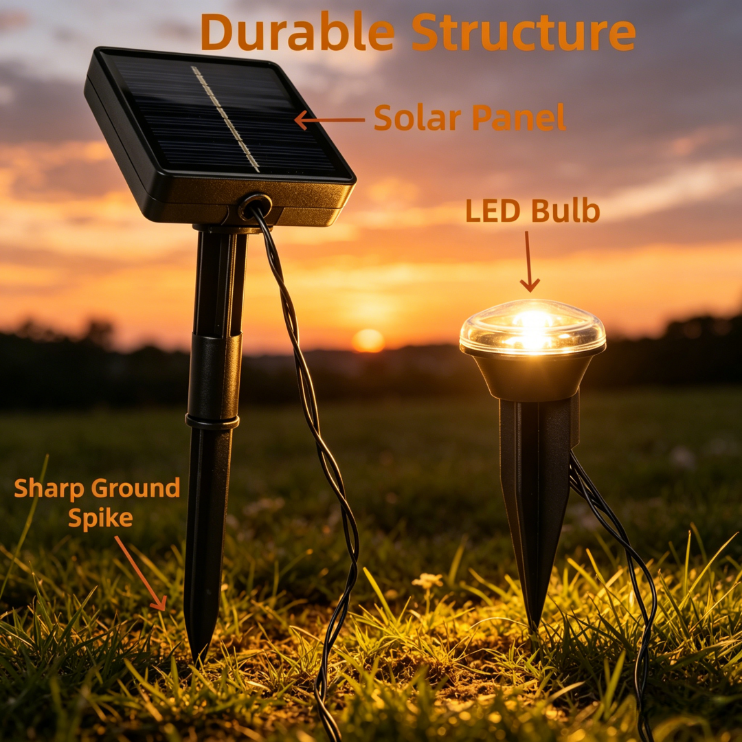 solar-flat-dome-path-light-string-design