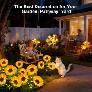 Solar Sunflower Lights