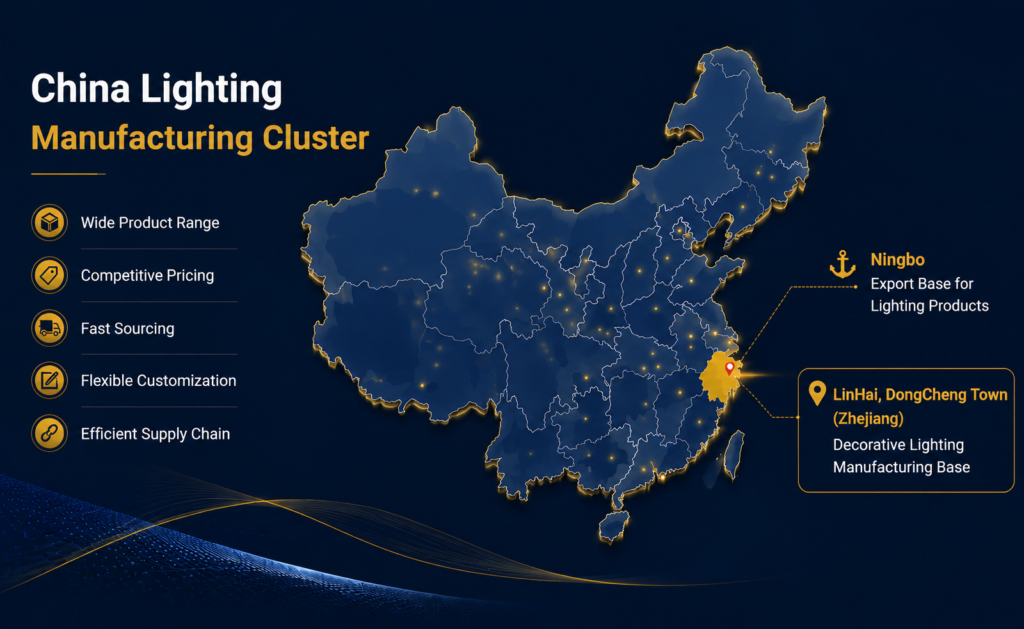 TYB Lighting factory building in China