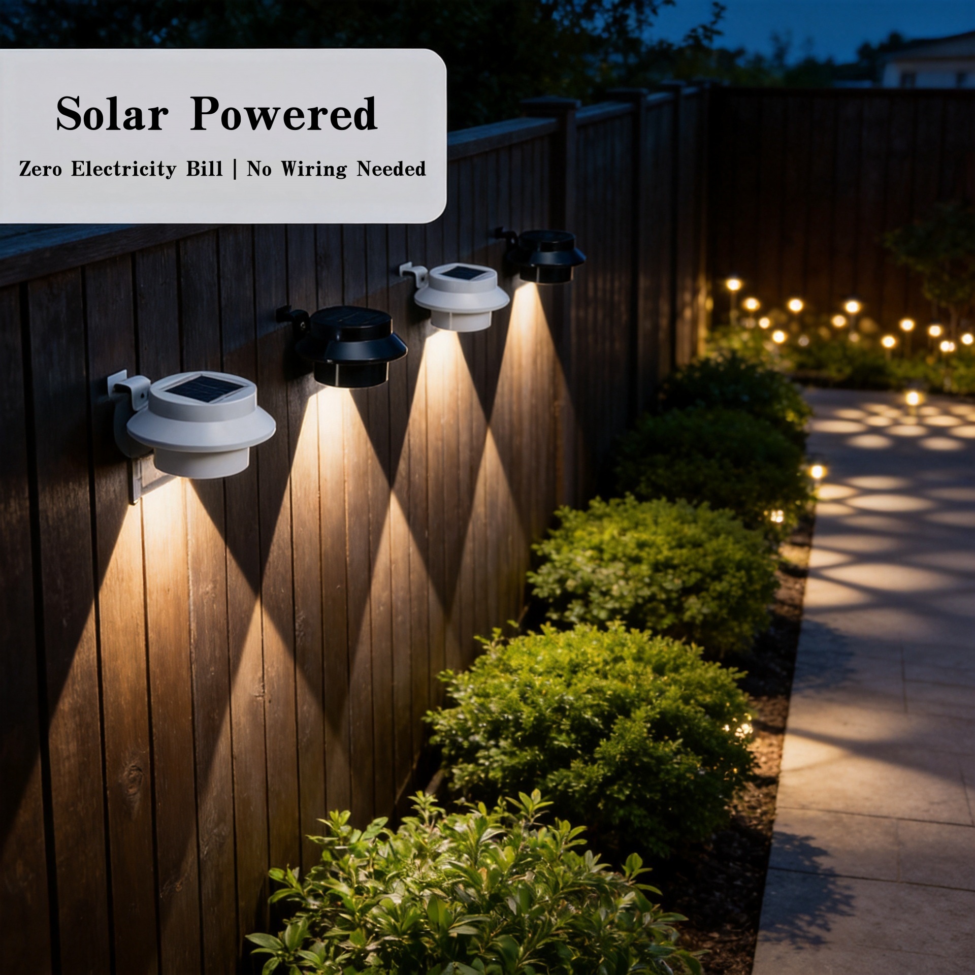 Solar Fence Lights