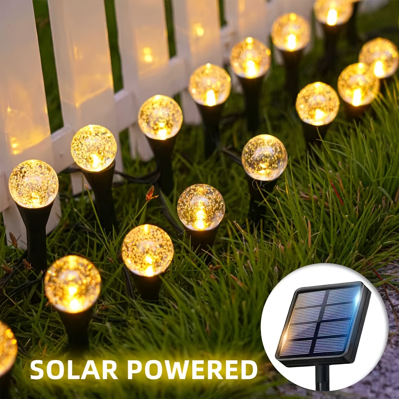 Solar Bubble Ball Path Light String