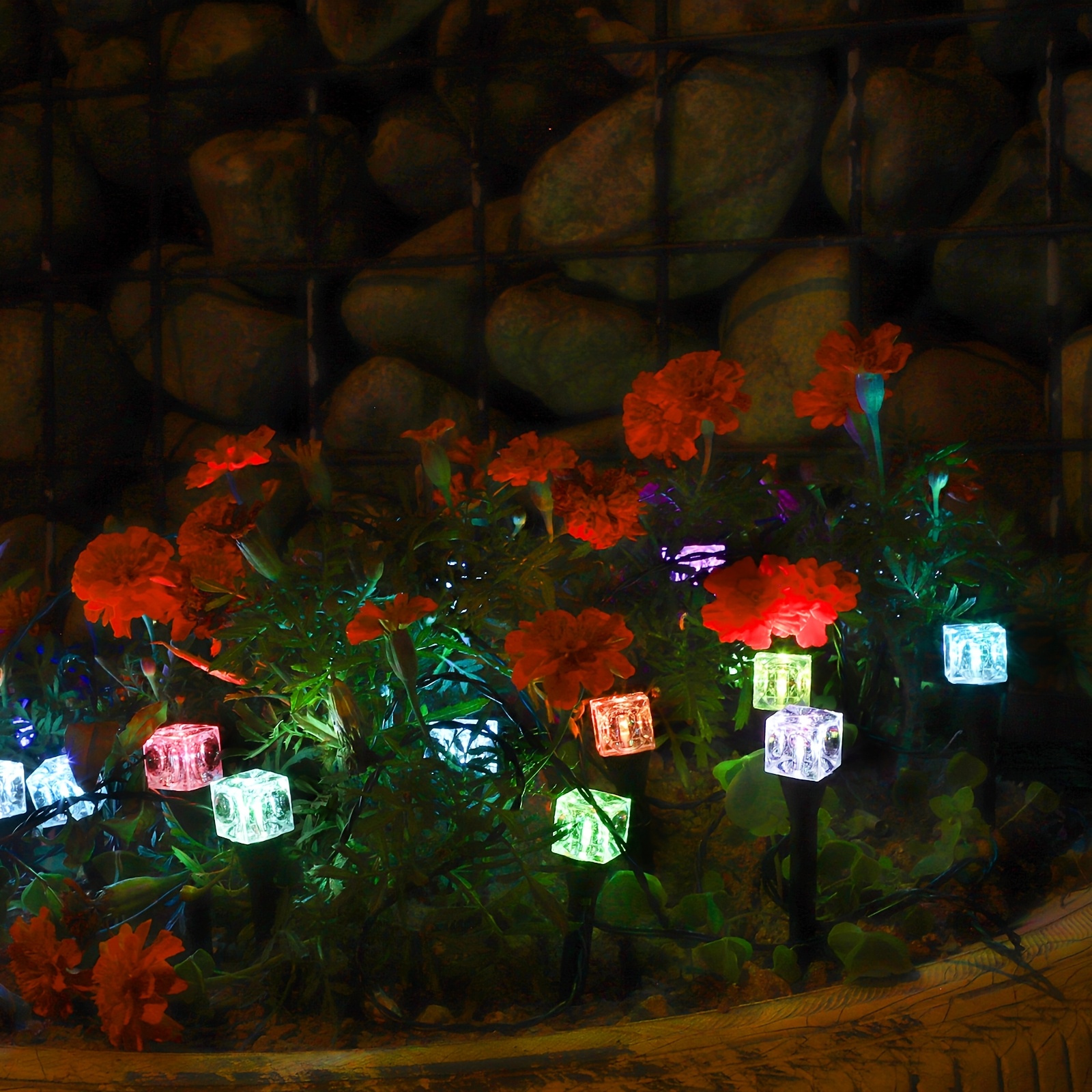 Solar Ice Cube String Lights - Image 2